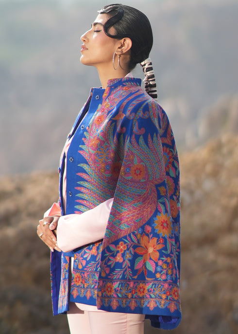 Split Sleeve Embroidered Jacket